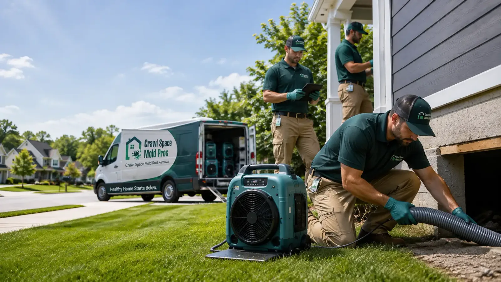 Crawl Space Mold Removal in Eddyville, IL